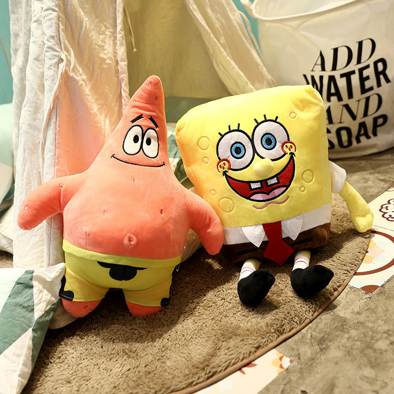 SpongeBob SquarePants Patrick Star Doll Plush Toy Ragdoll Children's Birthday Gift Girl Pillow