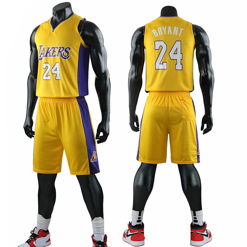 Lakers Jersey James Kobe No. 24 children's game uniform basketball uniform suit men