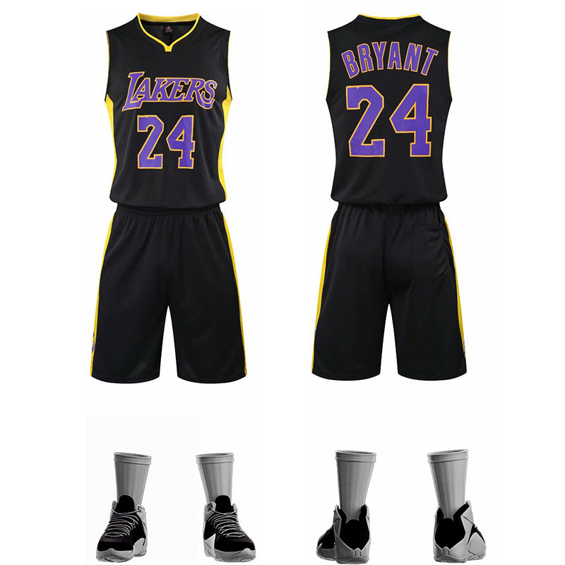 Lakers Jersey James Kobe No. 24 children's game uniform basketball uniform suit men