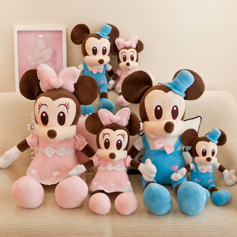 Wholesale Large Couple Mickey Minnie Doll Mickey Mouse Plush Toy Children Girlfriend Birthday Gift