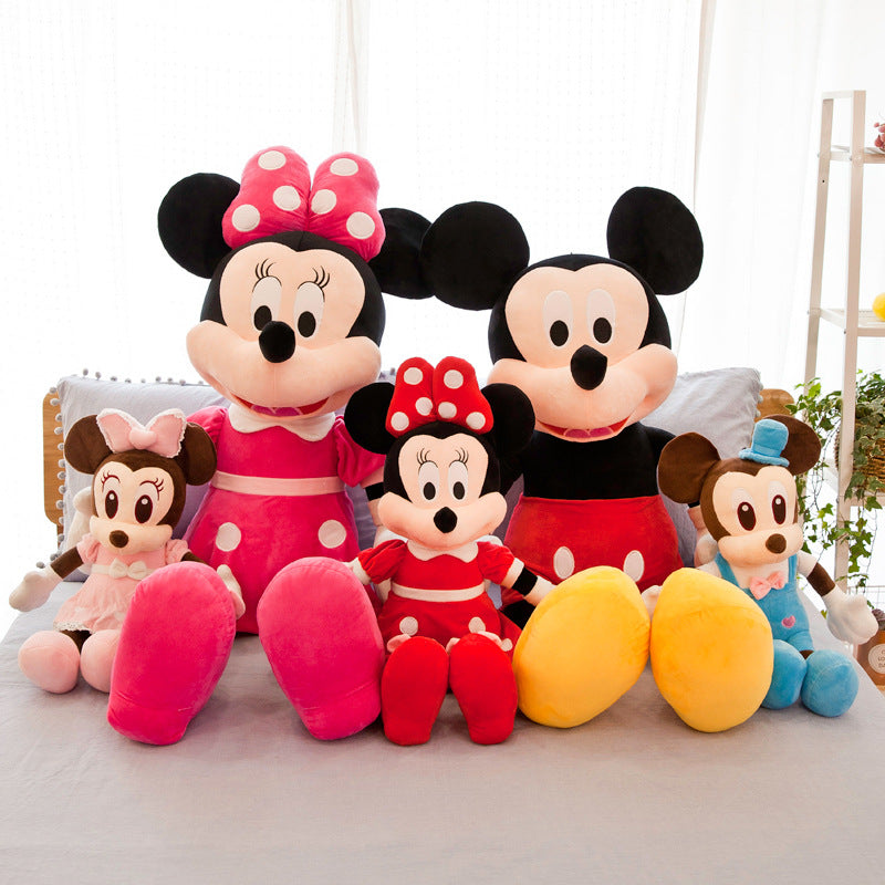 Wholesale Large Couple Mickey Minnie Doll Mickey Mouse Plush Toy Children Girlfriend Birthday Gift