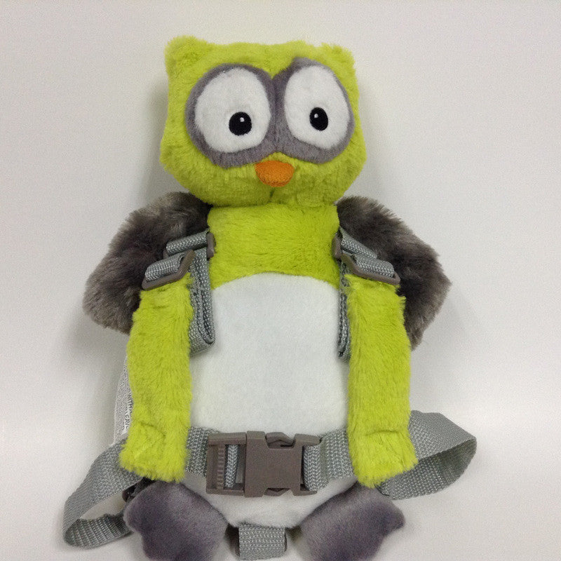 Children's two-in-one anti-lost backpack with baby toddler traction belt small pocket