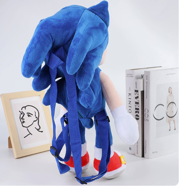 Hot Selling Sonic the Hedgehog Plush Backpack Plush bag
