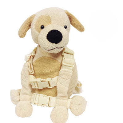Children's two-in-one anti-lost backpack with baby toddler traction belt small pocket