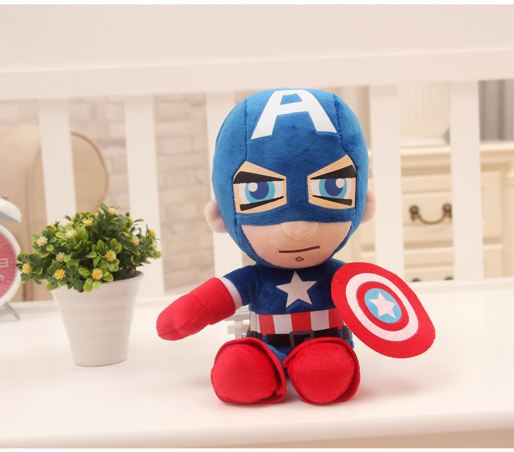 Avengers Doll Spiderman Plush Toy Captain America Superman Doll