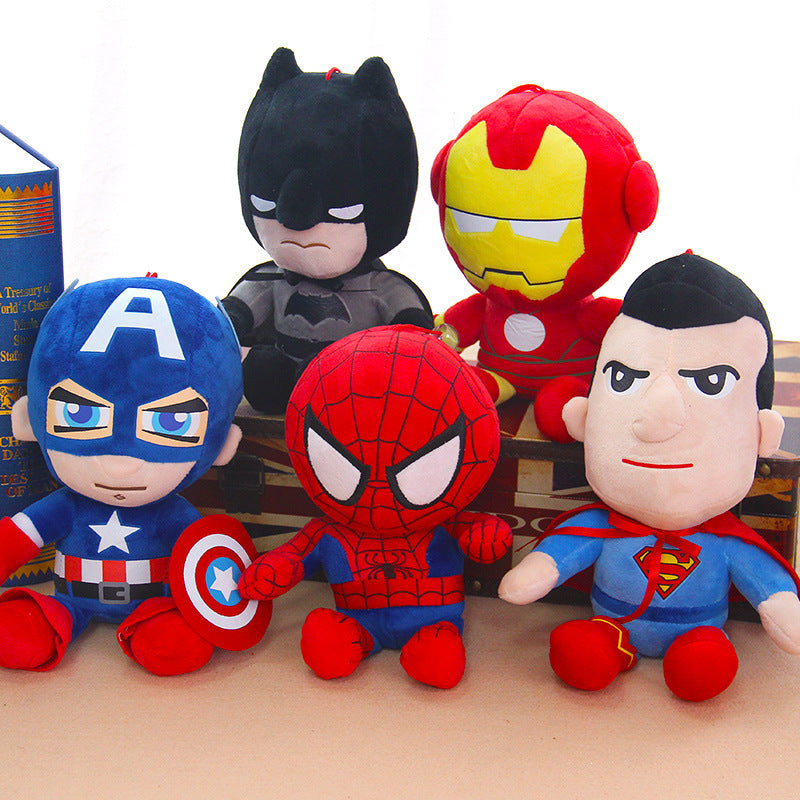 Avengers Doll Spiderman Plush Toy Captain America Superman Doll
