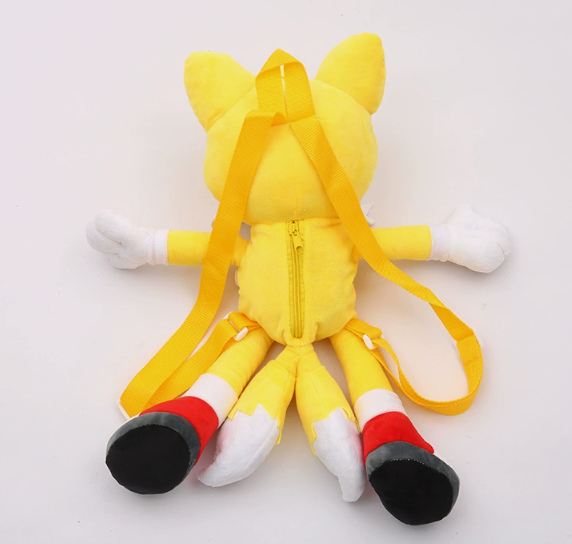 Hot Selling Sonic the Hedgehog Plush Backpack Plush bag