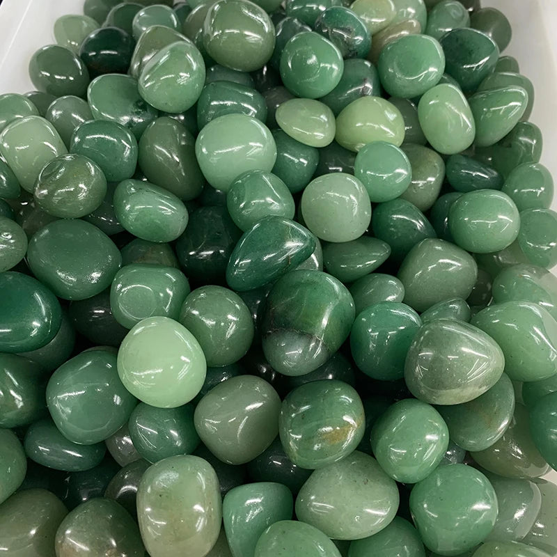 Wholesale High Quality Natural Gemstone Green Aventurine Tumble Stone Reiki Healing Crystal for Decoration