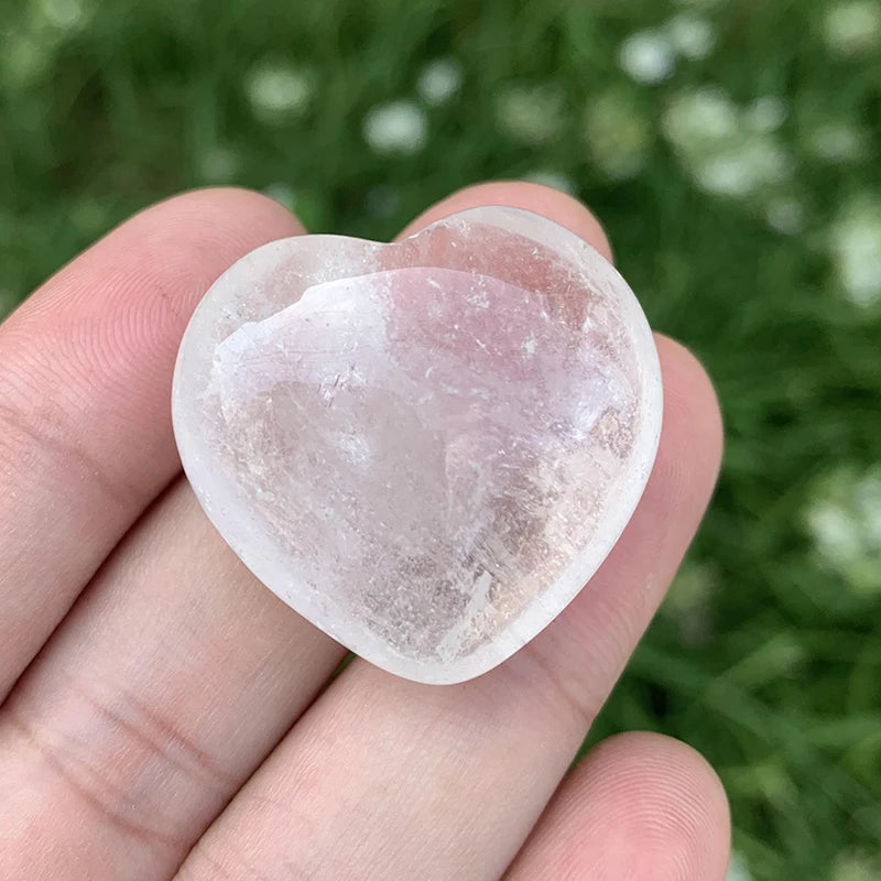 Wholesale Natural Different Kinds of Quartz Healing Stones Crystal Heart Gemstone Heart for Gift