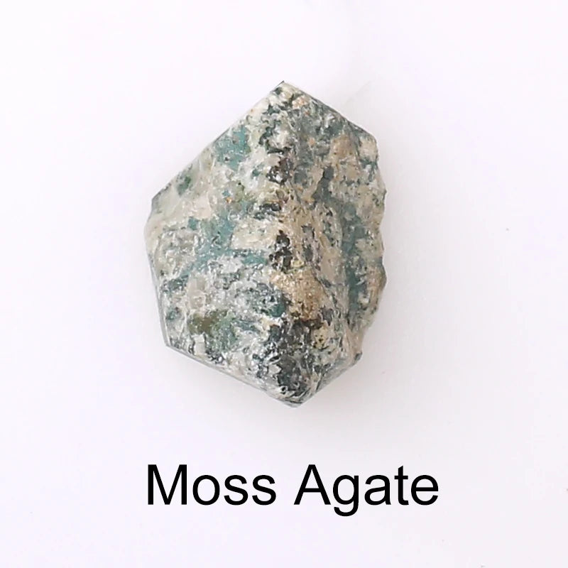 Wholesale Natural Raw Stone Agate Raw Stone Pendant Necklace for Jewelry