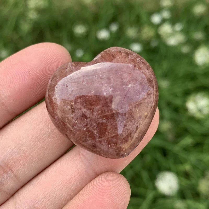 Wholesale Natural Different Kinds of Quartz Healing Stones Crystal Heart Gemstone Heart for Gift