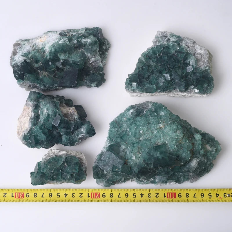 Wholesale Natural Healing Crystal Rough Quartz Stone Fluorite Mineral Specimen Green Fluorite Cluster for Gifts