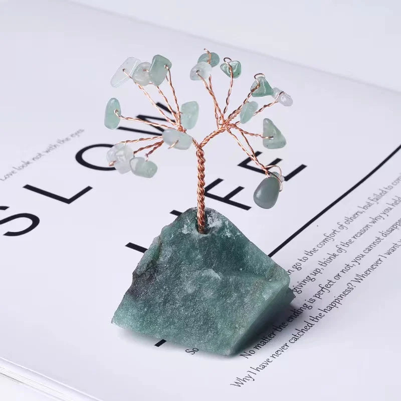 Life Tree Natural Seven Chakra Natural Healing Gemstone Crystal Fortune Money Tree for Good Luck For Decoration Gifts