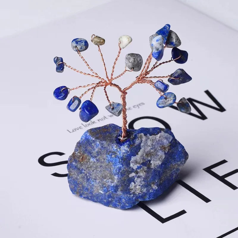 Life Tree Natural Seven Chakra Natural Healing Gemstone Crystal Fortune Money Tree for Good Luck For Decoration Gifts