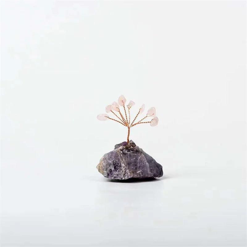 Life Tree Natural Seven Chakra Natural Healing Gemstone Crystal Fortune Money Tree for Good Luck For Decoration Gifts