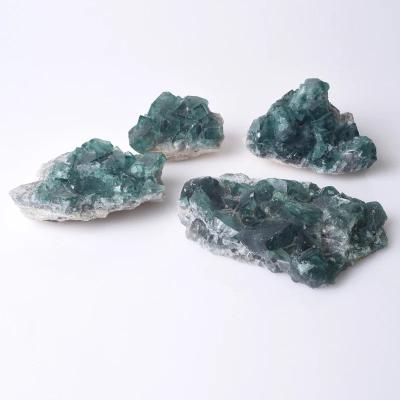 Wholesale Natural Healing Crystal Rough Quartz Stone Fluorite Mineral Specimen Green Fluorite Cluster for Gifts