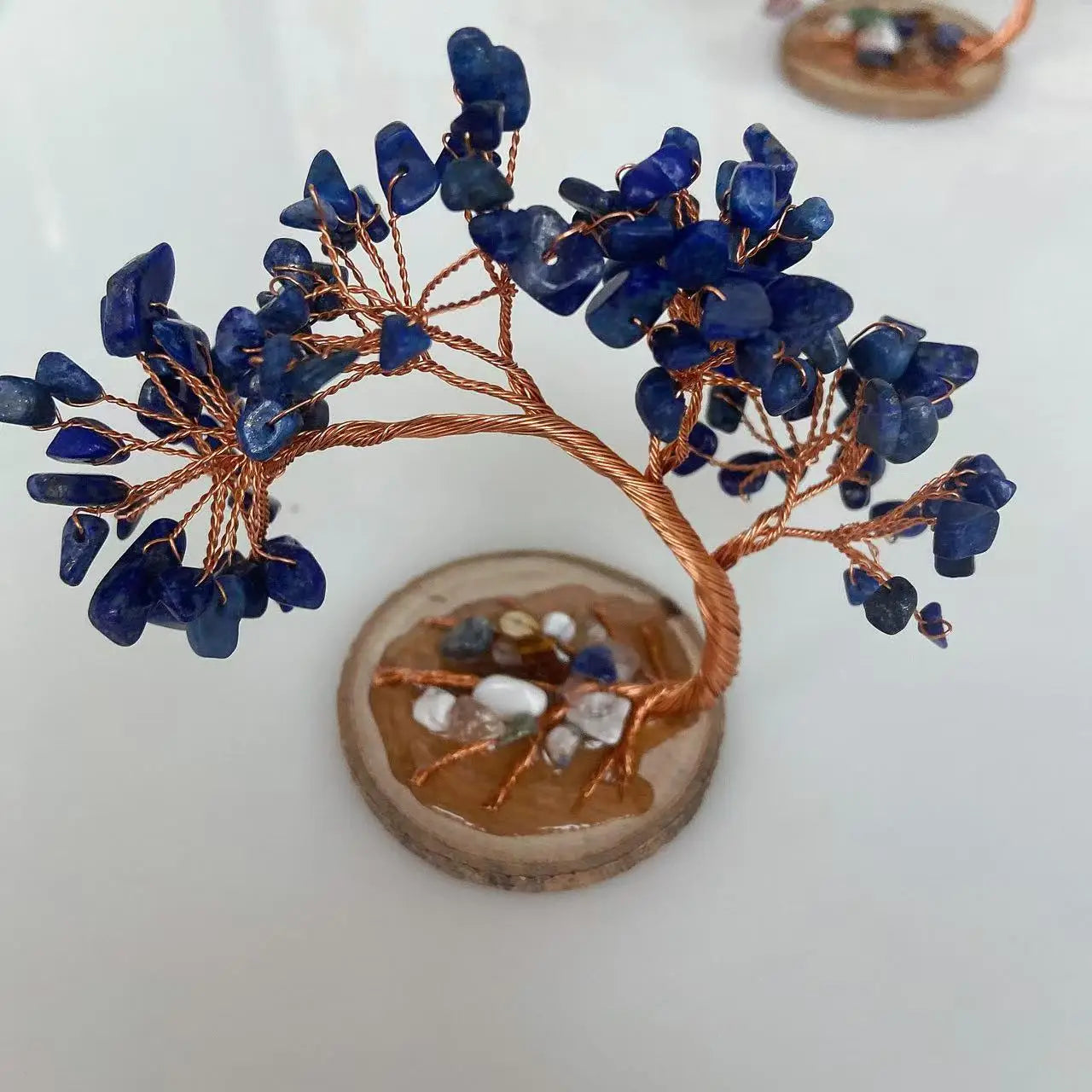 Fanshi Modern Crystal Tree Home Decor and Business Gift Hand Carved Feng Shui Style Mascot Quartz Souvenir