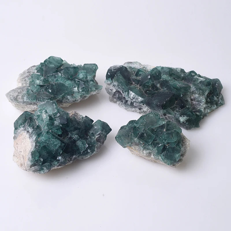 Wholesale Natural Healing Crystal Rough Quartz Stone Fluorite Mineral Specimen Green Fluorite Cluster for Gifts