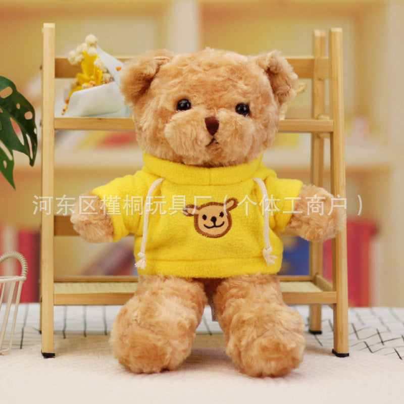 Teddy bear doll wholesale sweater plush toy pillow cloth doll wedding gift Valentine's Day gift