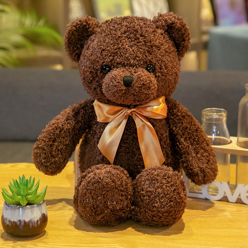Teddy bear doll wholesale sweater plush toy pillow cloth doll wedding gift Valentine's Day gift