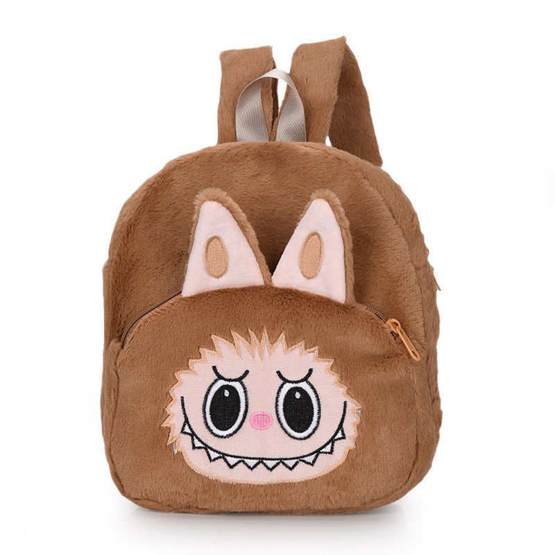 Labubu messenger bag labubu cartoon backpack coin purse children's female plush bag