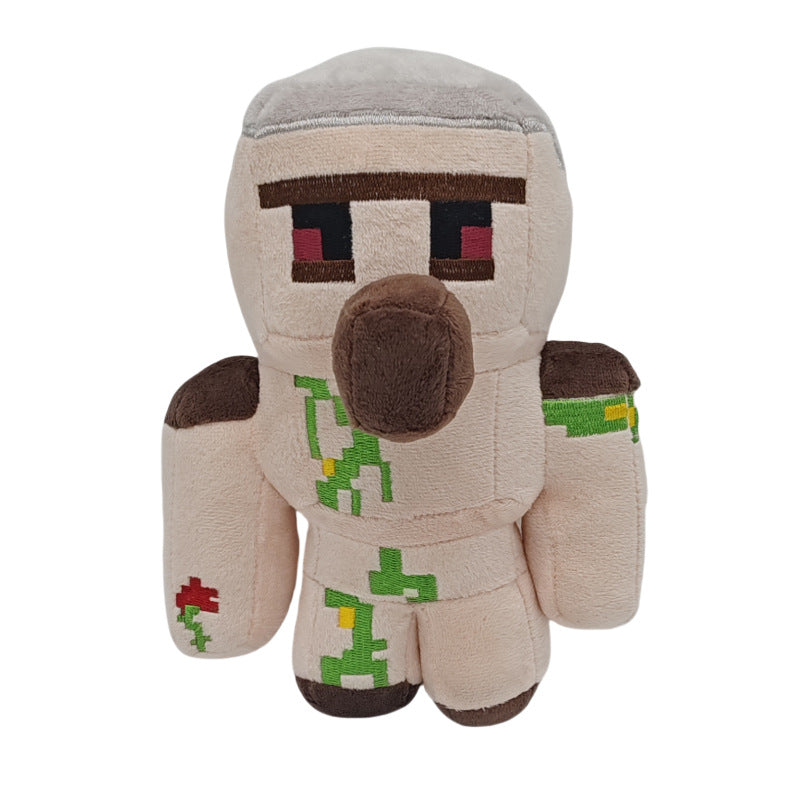 My world plush toys Ender Dragon Turtle Sitting Creeper Zombie Parrot Doll Dolphin Salamander Doll