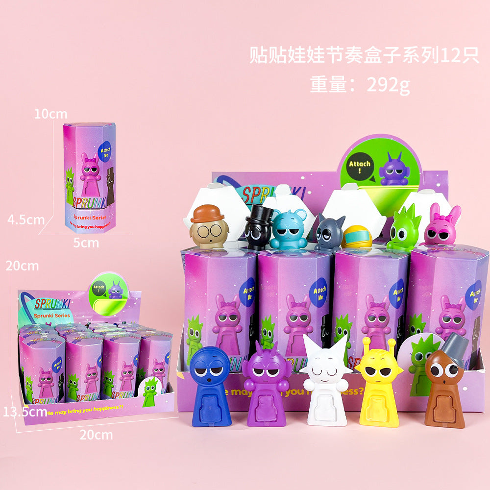 Sonny Angel figure car phone sticker cheek support blind box set decoration Cupid trendy play anime