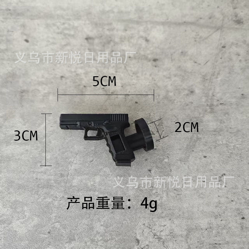 Labubu Mask Doll Funny Mask Labubu Jason Mask Labubu Glock Pistol Accessory