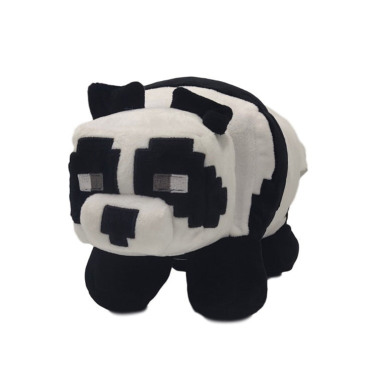 My world plush toys Ender Dragon Turtle Sitting Creeper Zombie Parrot Doll Dolphin Salamander Doll