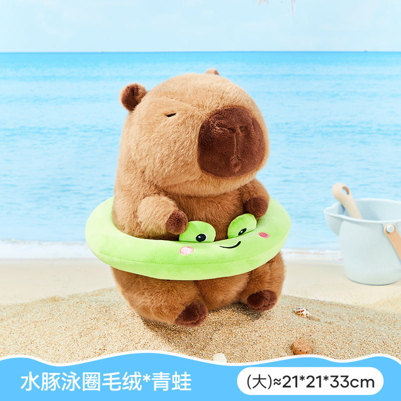 French fries capybara doll plush toy turtle capybara doll doll ugly cute doll birthday gift girl