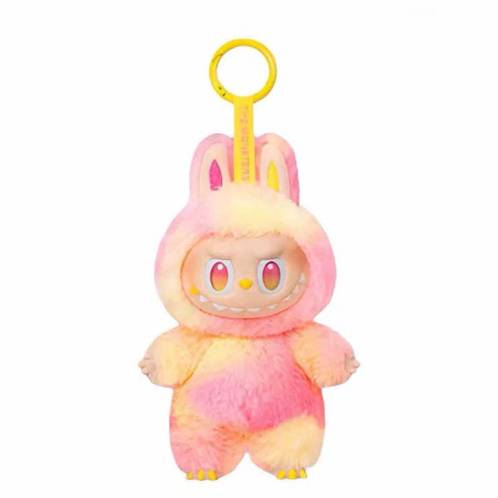 Plush keychain third generation POP MART Labubu mart vinyl doll keychain trendy blind box