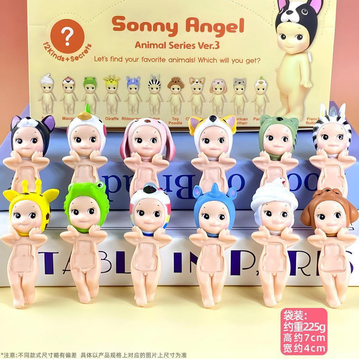 Hot Sales Papa Angel Sonny Angels chin toy car ornaments decoration anime doll