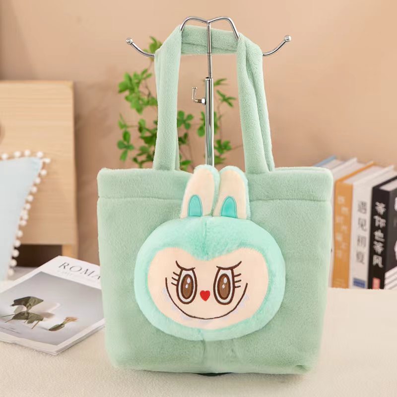 Labubu messenger bag labubu cartoon backpack coin purse children's female plush bag