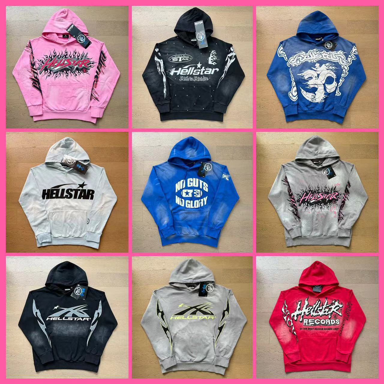 American fashion brand hooded loose men's hooded sweatshirt foreign trade street casual jacket women's hoodie suit
