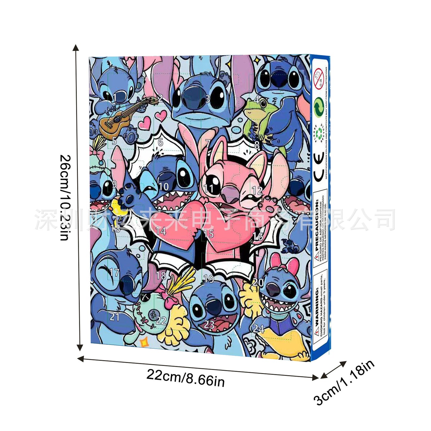 2025 Christmas Advent Calendar Lilo & Stitch Blind Box 24-day Countdown