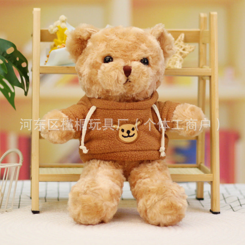 Teddy bear doll wholesale sweater plush toy pillow cloth doll wedding gift Valentine's Day gift