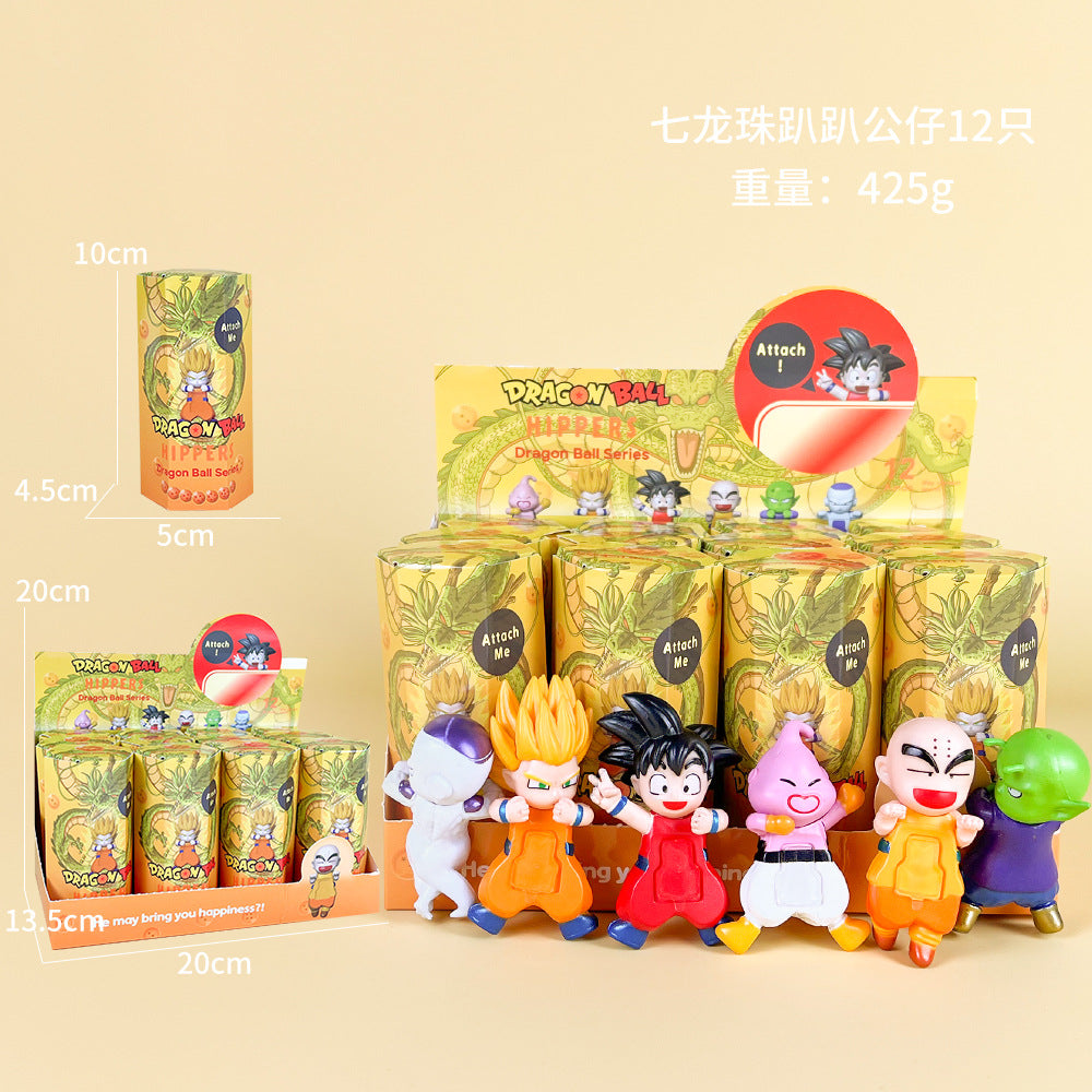 Sonny Papa Angel Figure Car Phone Sticker Cheek Support Blind Box Set Decorations
