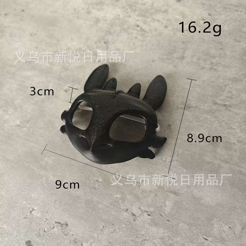 Labubu Mask Doll Funny Mask Labubu Jason Mask Labubu Glock Pistol Accessory