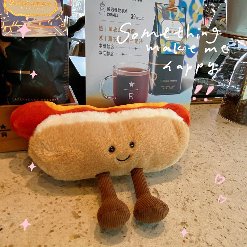 jelly cats fun bread story plush toy doll manufacturers wholesale snacks pillow grab machine doll gift
