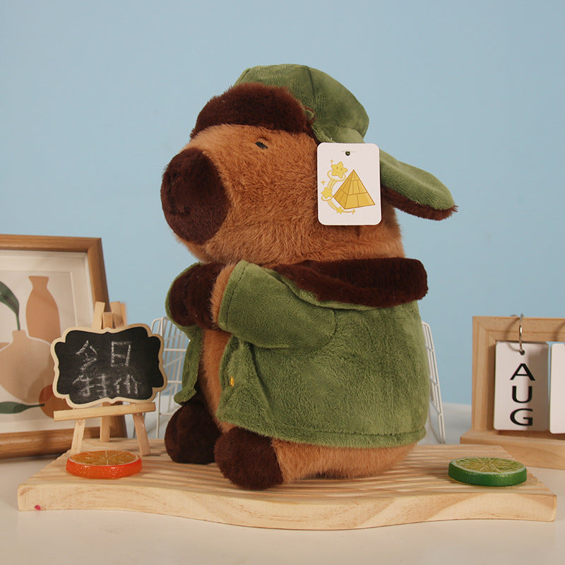 French fries capybara doll plush toy turtle capybara doll doll ugly cute doll birthday gift girl