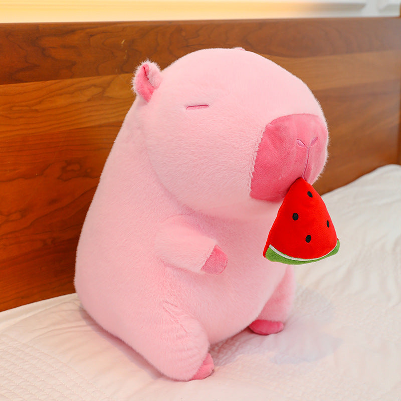 French fries capybara doll plush toy turtle capybara doll doll ugly cute doll birthday gift girl