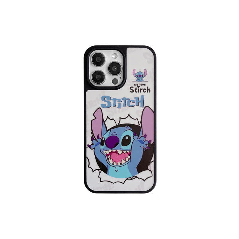 Cartoon Stitch phone case iPhone 16 Pro For Apple iPhone 12 four-side printing iPhone 13 all-inclusive