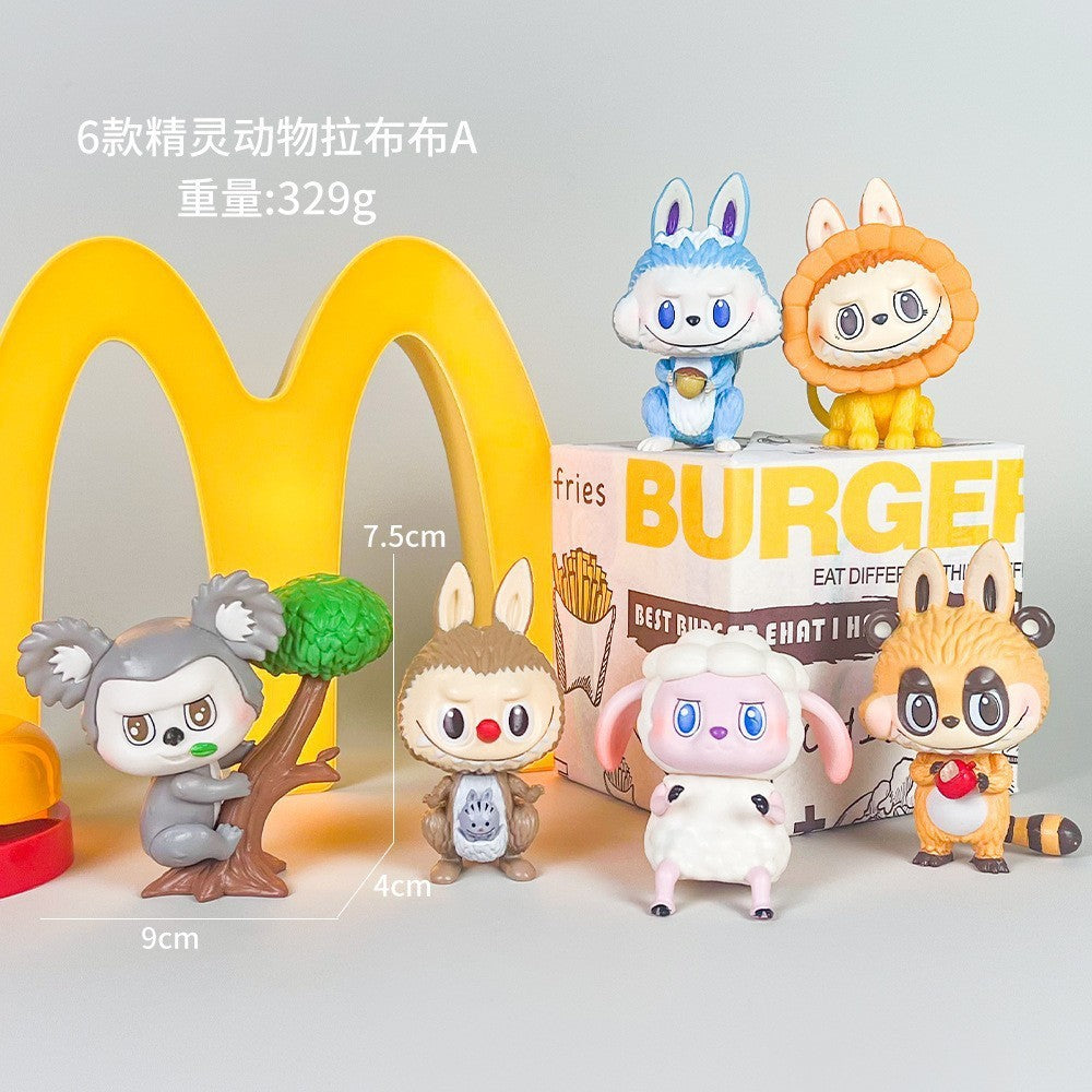 Sonny Angel figure car phone sticker cheek support blind box set decoration Cupid trendy play anime
