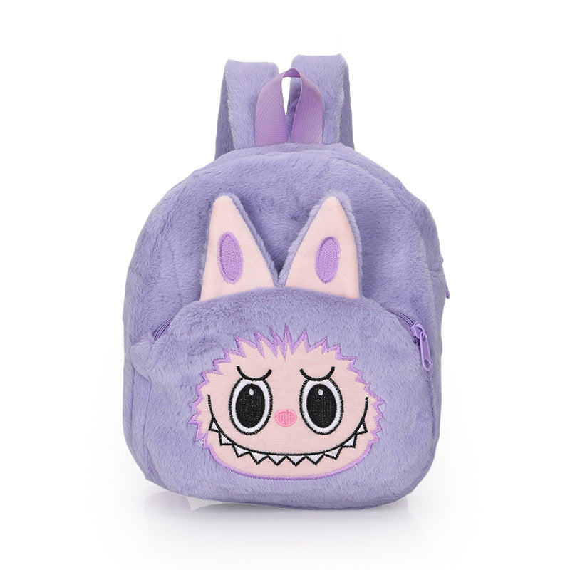 Labubu messenger bag labubu cartoon backpack coin purse children's female plush bag