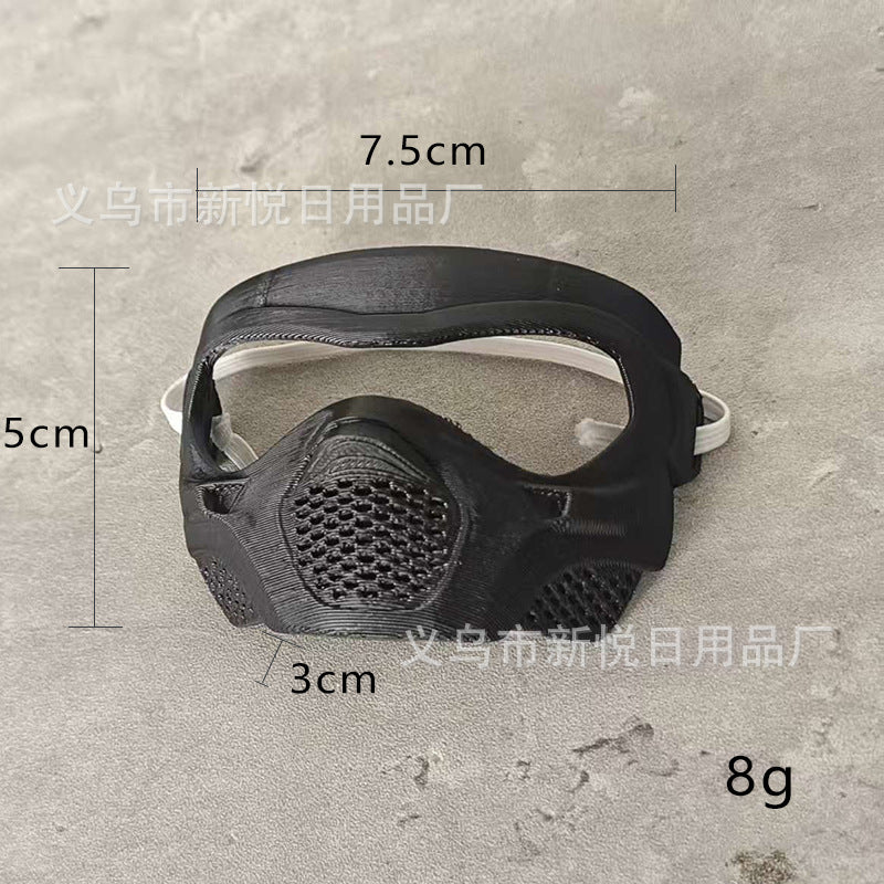 Labubu Mask Doll Funny Mask Labubu Jason Mask Labubu Glock Pistol Accessory