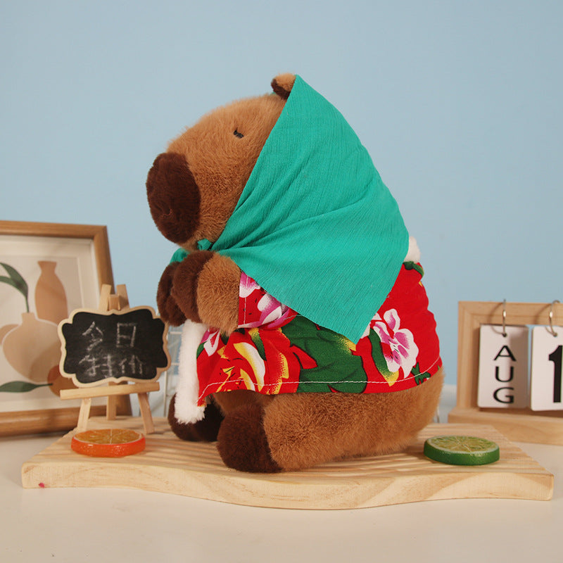 French fries capybara doll plush toy turtle capybara doll doll ugly cute doll birthday gift girl