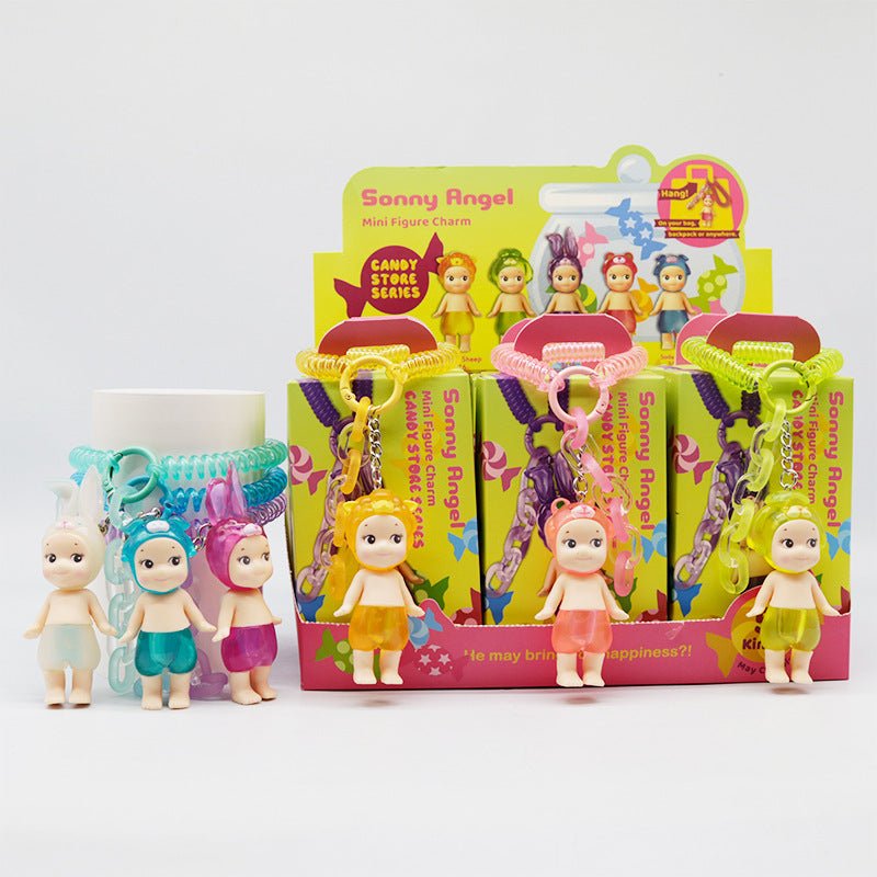 Blind box SA Papa Angel standing candy house keychain macaron ornaments decoration hand-made anime doll