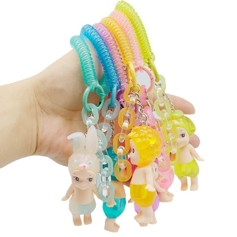 Blind box SA Papa Angel standing candy house keychain macaron ornaments decoration hand-made anime doll