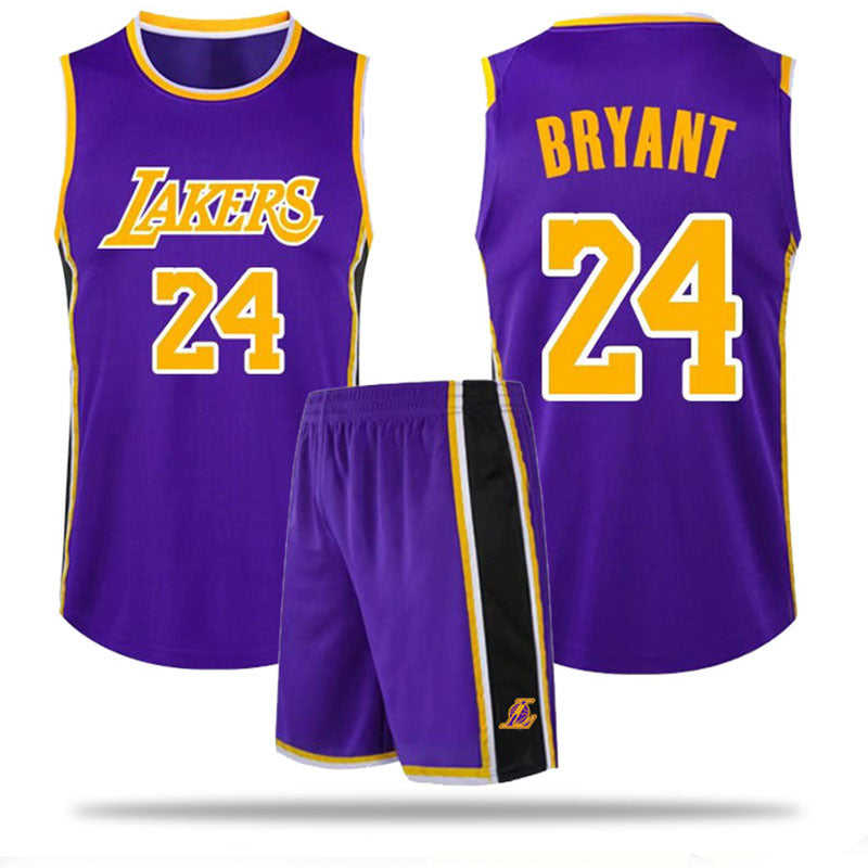 Lakers Jersey Kobe No. 24 children's class uniform game uniform basketball uniform set