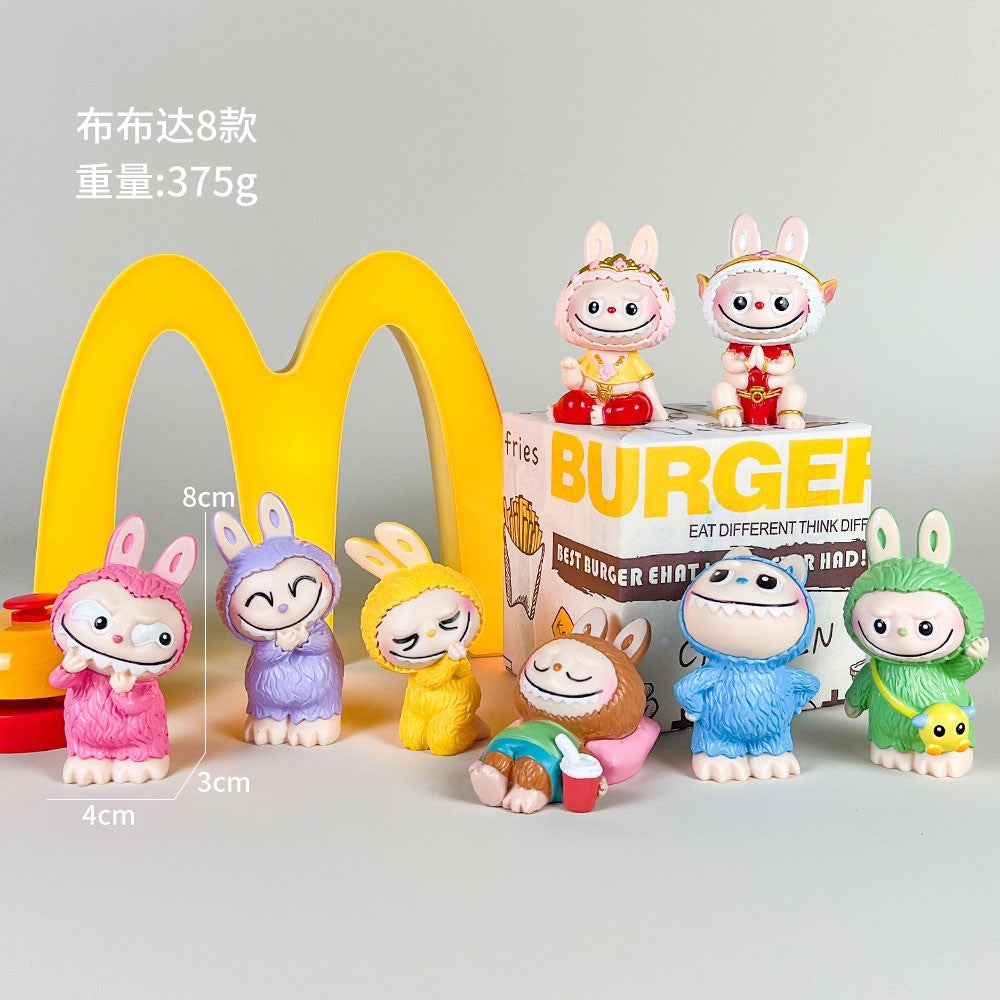 Sonny Angel figure car phone sticker cheek support blind box set decoration Cupid trendy play anime